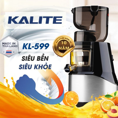 Máy Ép Trái Cây, Máy Ép Chậm Cao Cấp KALITE KL-599 Tiêu Chuẩn Châu Âu , Dung Tích 400 ML Công Suất 400 W - Hàng Chính Hãng