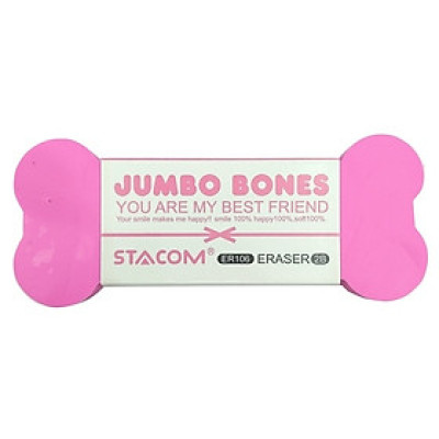 Gôm Stacom Jumbo Bones Lớn ER106 - Màu Hồng