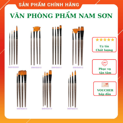 Set Bộ cọ vẽ Acrylic Mont Marte Gallery Series Brush