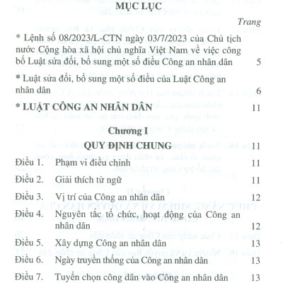 Luật Công An Nhân Dân Và Văn Bản Hướng Dẫn Thi Hành Năm 2023