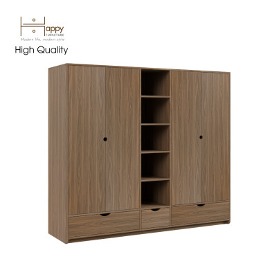 [Happy Home Furniture] CIRCLE, Tủ quần áo 4 cửa mở, 200cm x 56cm x 176cm ( DxRxC), TCM_073