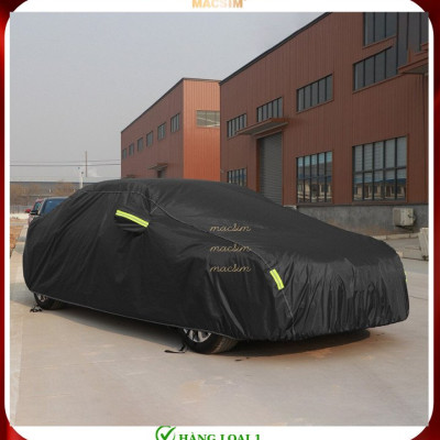 Bạt phủ ô tô Mercedes E nhãn hiệu Macsim sử dụng trong nhà và ngoài trời chất liệu Polyester - màu đen