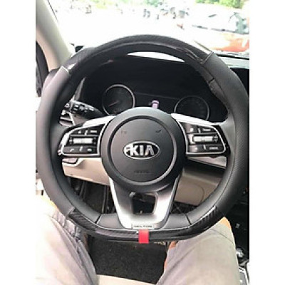 Seltos, Bọc vô lăng Dcut cho Kia Seltos 2020 mẫu da carbon