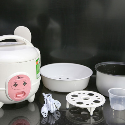 Nồi cơm điện Midea MR-CM06SB 0.6L - Hàng chính hãng - Bảo hành 12 tháng chính hãng