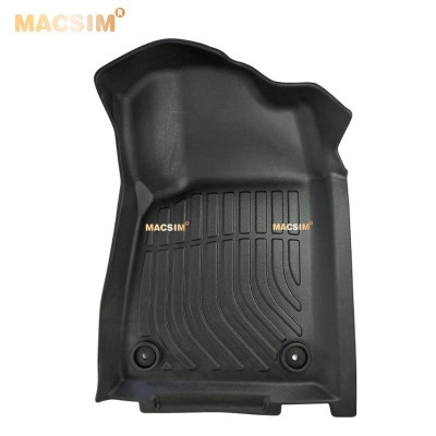 Thảm lót sàn xe ô tô JEEP CHROKEE 2016-2021 (sd) chất liệu TPE thương hiệu Macsim màu đen