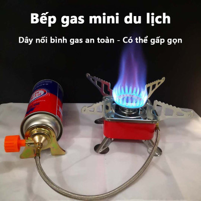 Bếp Ga Xếp Gọn Du Lịch Có Dây - Hàng Chính Hãng