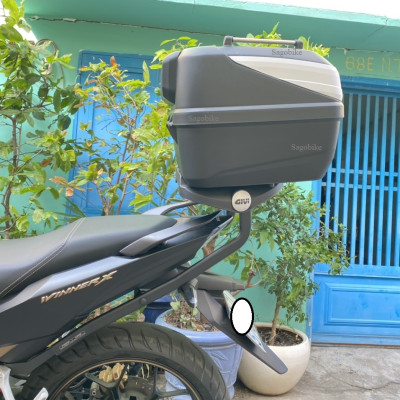 Thùng Givi B32N_ADV và baga HRV Winner X 2022, bộ thùng lắp cho xe Winner X V3
