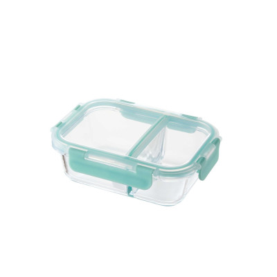 Hộp Thủy Tinh Chịu Nhiệt Chia Ngăn LocknLock, Hàng Chính Hãng, Dùng Được Trong Lò Vi Sóng - JoyMall