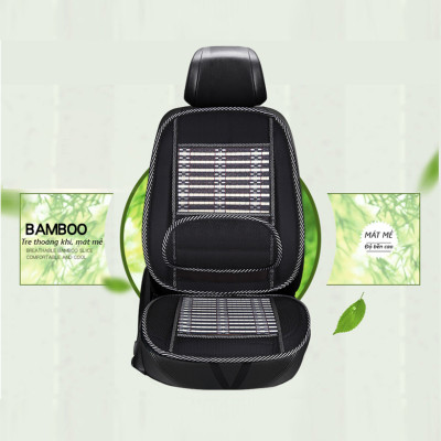 Đệm Lót Ghế Nan Tre Cao Cấp Cho Xe Ô Tô, Ghế Văn Phòng | Đệm Lót Ghế Được Làm Từ Nan Tre Cao Cấp Giúp Giảm Đau Lưng, Lưu Thông Máu
