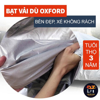 Bạt che kín bảo vệ xe ô tô PEUGEOT 2008 tráng bạc 3 lớp vải dù Oxford , bạt phủ trùm bảo vệ xe oto
