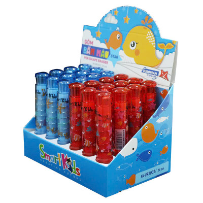 Gôm Bấm Màu Ngôi Sao Smart Kids SK-ER2002 (giao màu ngẫu nhiên)