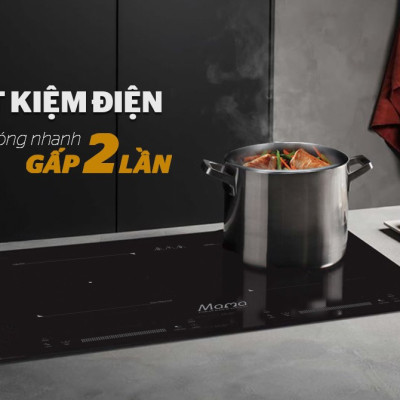 Bếp đôi điện từ Sunhouse Mama MMB9201DIH, Công suất 4000W, Mặt kính cường lực siêu bền, Điều khiển cảm ứng, Nhập khẩu nguyên chiếc từ Thái Lan, Hàng chính hãng - Bảo hành 3 năm tại nhà