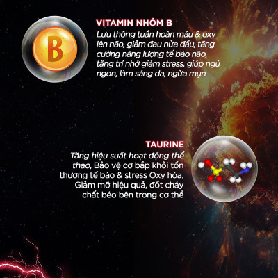 DMAXX thức uống bổ sung vitamin năng lượng không đường DAMODE 2 gói dùng thử màu đỏ