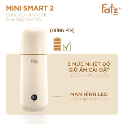 Bình Đun Nước Pha Sữa Di Động FATZBABY Các Dòng MINI SMART - Hàng Chính Hãng