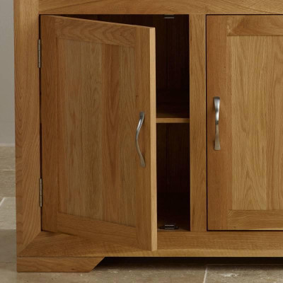 Tủ Chén Thấp Bevel Lớn Gỗ Sồi IBIE DDSBEVLO