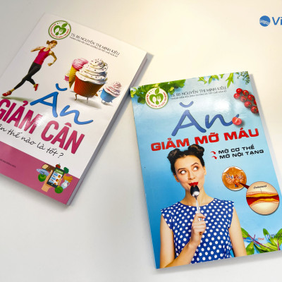 Sách - Trọn Bộ Combo Chế Độ Ăn Giảm Cân , Giảm Mỡ Máu Thế Nào Là Tốt - TS-BS Nguyễn Thị Minh Kiều