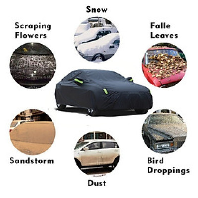 Bạt phủ ô tô Vinfast VF6 chất liệu Polyester - màu đen cao cấp MACSIM màu đen