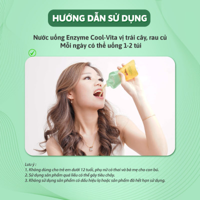 Combo Bộ Collagen Uống Hỗ Trợ Trẻ Hóa Sáng Da & Enzyme Chiết Xuất Từ Trái Cây và Rau Củ Hỗ Trợ Tiêu Hoá, Thanh Lọc Cơ Thể Coolvita (2 Hộp)