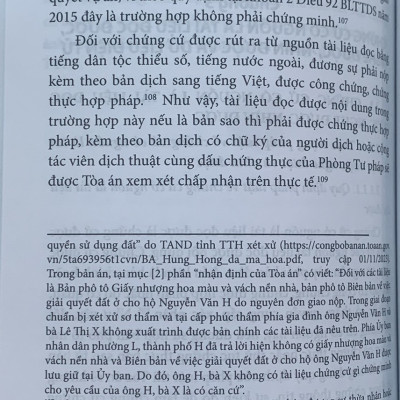 Chứng cứ trong tố tụng dân sự Việt Nam (Sách chuyên khảo)