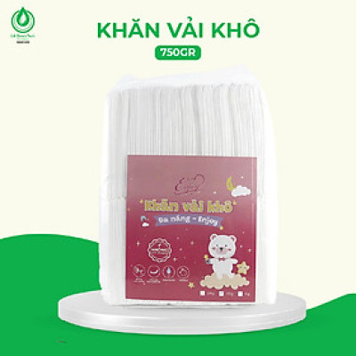 Khăn vải khô đa năng Enjoy cực mềm tiện lợi cho mẹ và bé 750 gram cao cấp