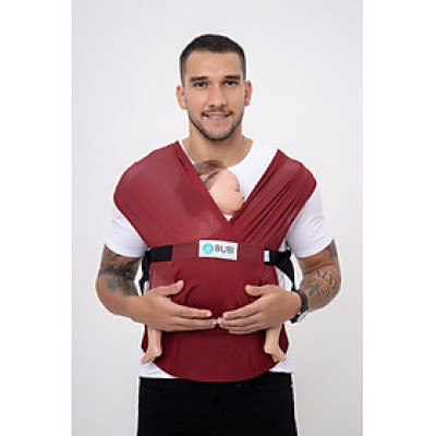 Địu vải BUBI Gen 3 - 100% LƯỚI - ĐỎ ĐÔ