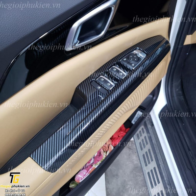 Ốp nội thất nhựa ABS vân Carbon cho Kia Carnival Cao cấp