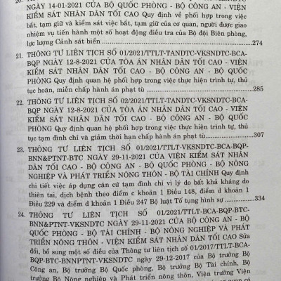 Các Thông Tư Liên Tịch Của Toà Án Nhân Dân Tối Cao, Viện Kiểm Sát Nhân Dân Tối Cao, Bộ Tư Pháp, Bộ Công An, Bộ Quốc Phòng Về Hình Sự, Tố Tụng Hình Sự, Dân Sự, Tố Tụng Dân Sự, Hành Chính, Kinh Tế, Thương Mại, Lao Động, Hôn Nhân Gia Đình Mới Nhất