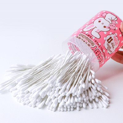 Hộp 200 tăm bông siêu mềm kháng khuẩn cho bé Sanyo Bale - Hàng Nội Địa Nhật Bản