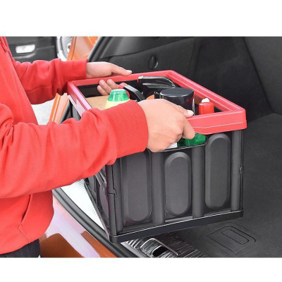 Thùng Đựng Đồ Ô Tô - Hộp Để Đồ Cốp Xe Ô Tô 56 Lít Có Thể Gấp Gọn