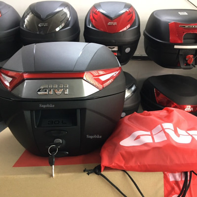 Thùng Givi C30N, kèm đế, ốc gắn, thùng gắn sau xe máy 30 lit