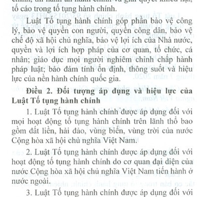 Luật Tố Tụng Hành Chính