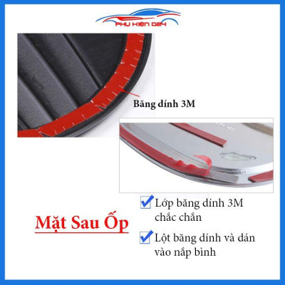 Ốp nắp bình xăng Innova 2017-2018-2019 mạ crom chống trầy trang trí ô tô