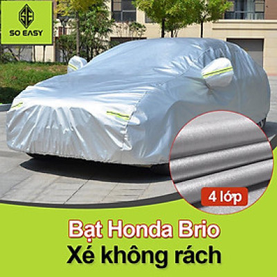 Bạt Phủ xe Ô Tô Honda Brio, áo trùm che phủ xe hơi 4 chỗ đến 7 chỗ BPX-2S