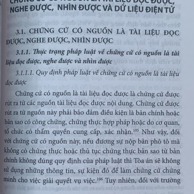Chứng cứ trong tố tụng dân sự Việt Nam (Sách chuyên khảo)