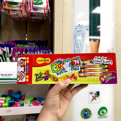 Sáp Màu Thiên Long CR-C021 (24 Màu)