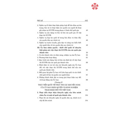 Công ước quốc tế về các quyền dân sự và chính trị năm 1966 và việc thực thi các khuyến nghị của ủy ban nhân quyền tại Việt Nam 