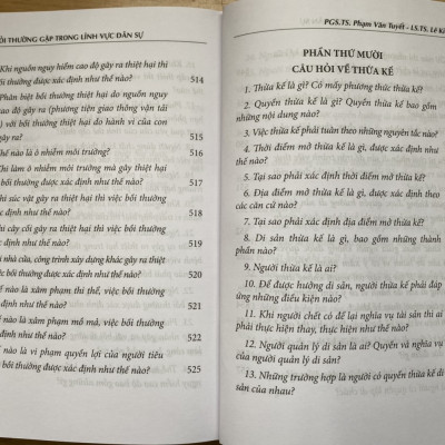 Các câu hỏi thường gặp trong lĩnh vực dân sự