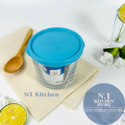 Hộp thủy tinh trữ đông Frigoverre tròn cao - Bormioli Rocco Ý - Hàng chính hãng