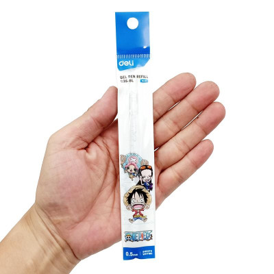 Ruột Bút Gel 0.5 mm One Piece - Deli CG35-BL - Mực Xanh