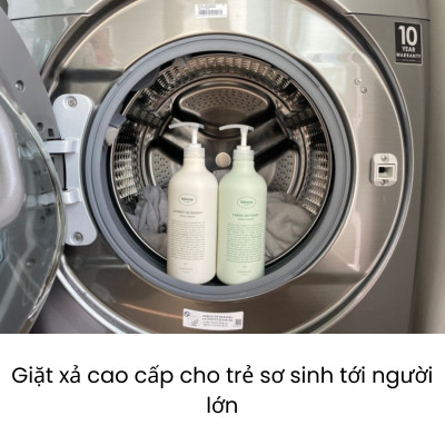 Nước Giặt Xả Quần Áo Không Gây Kích Ứng Da Nhập Khẩu Hàn Quốc Bebesup