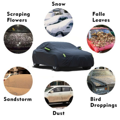 Bạt phủ ô tô Suzuki Celerio thương hiệu Macsim sử dụng trong nhà và ngoài trời chất liệu Polyester - màu đen