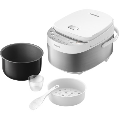 Nồi Cơm Điện Tử Mini Philips 0.85 lít HD3170/66 - Hàng Chính Hãng