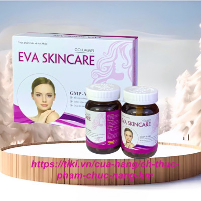Viên uống đẹp da Eva Skincare Vinapharco, hộp 60v, trắng da, hạn chế lão hoá