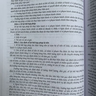 Chỉ dẫn tra cứu và áp dụng pháp luật về xử lý vi phạm hành chính  (được sửa đổi, bổ sung năm 2020) - Quyển 1 và Quyển 2
