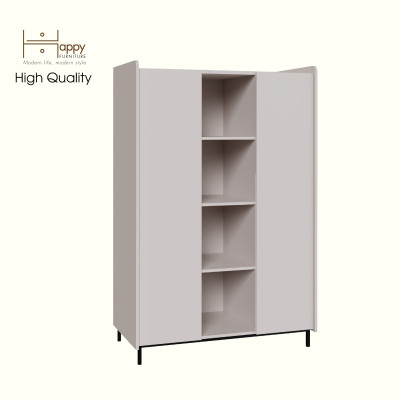 [Happy Home Furniture] LAVIA, Tủ quần áo 2 cánh mở - chân sắt, 119cm x 59cm x 180cm ( DxRxC), TCM_171