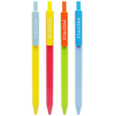 Vỉ 4 + 1 Bút Chì Bấm 0.5 mm - Stacom VMP2015 (Màu Thân Bút Giao Ngẫu Nhiên)