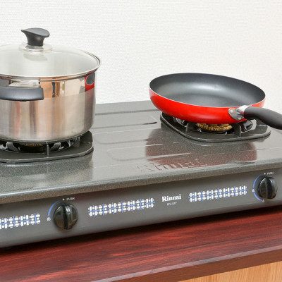 Bếp gas đôi rinnai RV377g xám hàng chính hãng