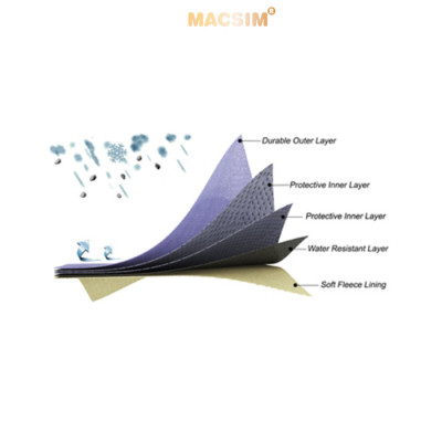 Bạt phủ ô tô chất liệu vải không dệt 3 lớp cao cấp thương hiệu MACSIM cho xe ô tô Mazda CX3 - màu ghi