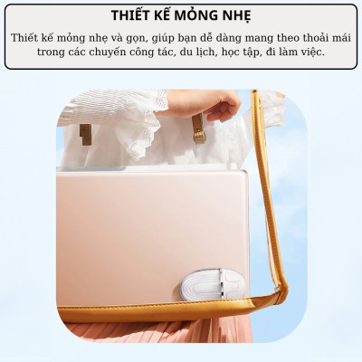 Chuột Không Dây Bluetooth 5.0 WiWU Magic Dual Mode - Sạc USB C, cho MacBook / Laptop có hiển thị đèn led, Kết Nối 2.4G, Độ nhạy 1200DPI không độ trễ - Hàng nhập khẩu