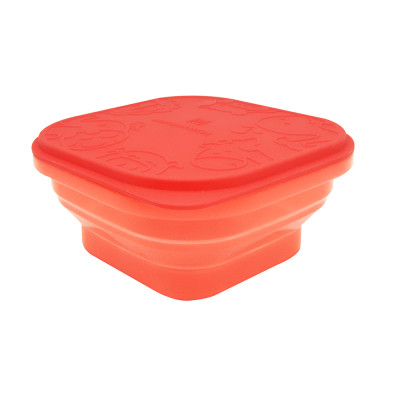 Bát ăn dặm silicon vuông có thể xếp gọn cho bé Marcus & Marcus